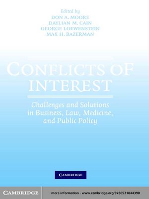 cover image of Conflicts of Interest
